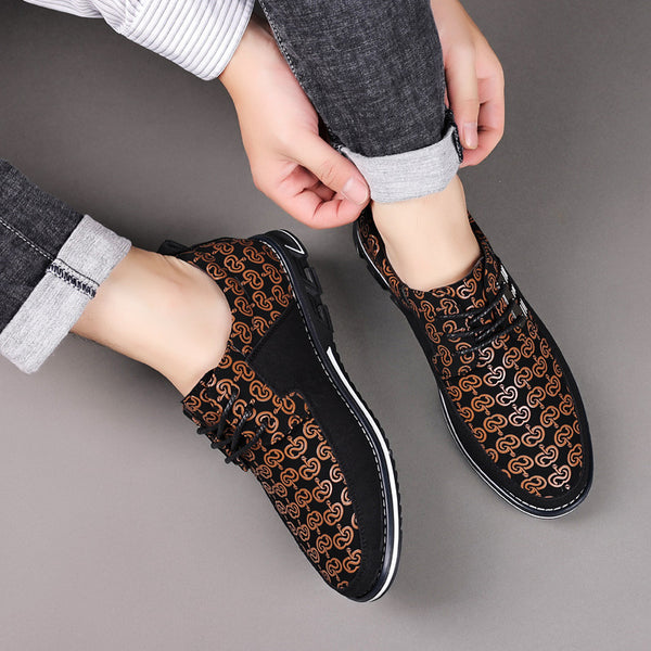 Zapatos Casuales de Cuero para Hombre Trend 47 Talla Grande
