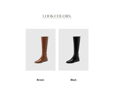 Botas Altas para Mujer con Tacón Medio y Punta Redonda - Image 13