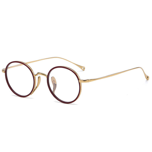 Lentes Retro de Titanio Puro - Marco Redondo Vintage - Image 3