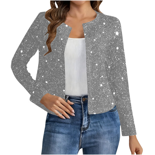 Cardigan Elegante con Detalles en Dorado para Mujer - Image 11