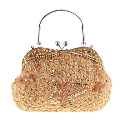 Bolso de Noche Artesanal con Bordado de Cuentas Estilo Clásico - Image 8