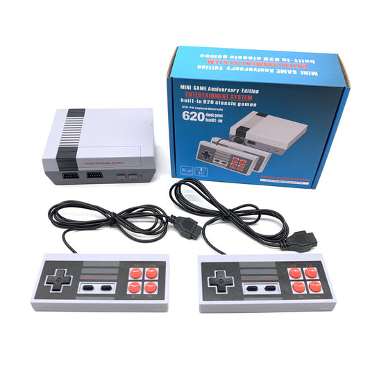 Consola Retro NES 8-bit Mini con 620 Juegos Clásicos Integrados