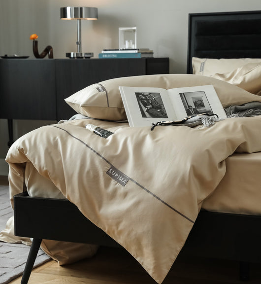 Juego de Sábanas Bordado de 4 Piezas - Comodidad y Estilo Simple - Image 12