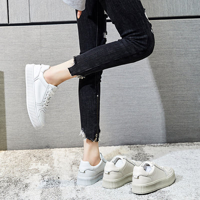 Tenis Casuales Beige Bajo Perfecto para Combinar - Image 10