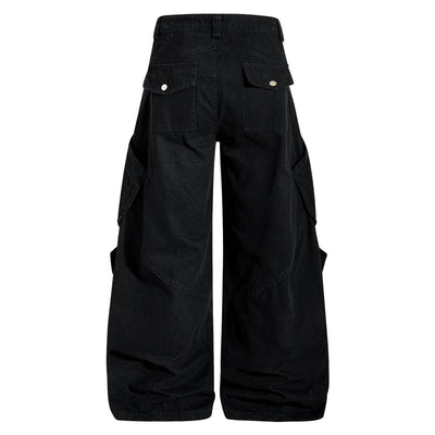 Pantalones Casuales Holgados Estilo Retro Americano con Diseño Geométrico - Image 11