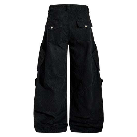 Pantalones Casuales Holgados Estilo Retro Americano con Diseño Geométrico - Image 11
