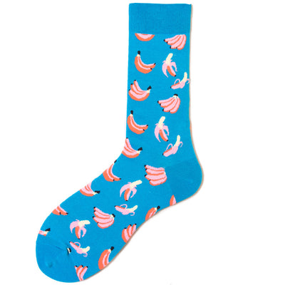 Calcetines de Algodón Estampado Frutas para Hombre y Mujer - Image 16