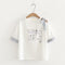Playera Corta de Gato Adorable para Primavera y Verano