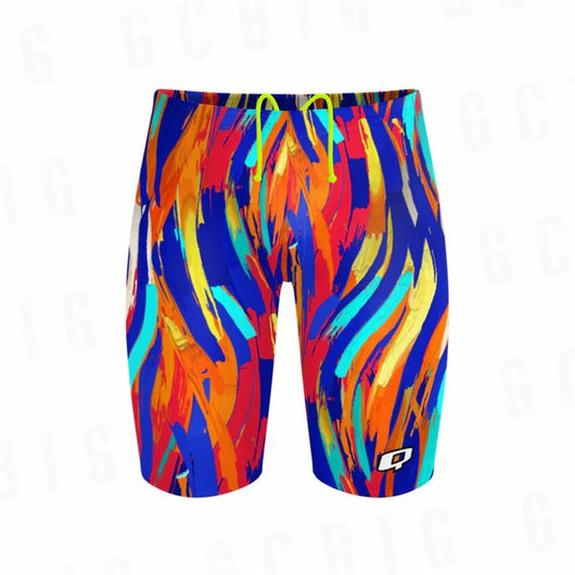 Shorts de Baño Hombre con Pliegue Plano, Secado Rápido - Image 5