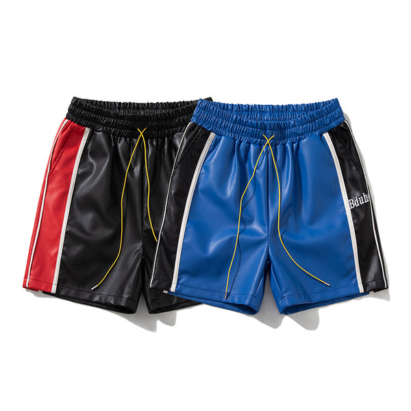 Pantalones de Playa con Cordón y Letras Bordadas en Colores Combinados