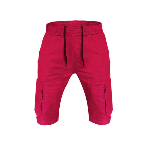 Shorts Hip-hop Casual Cintura Media Rayas Bloques de Color - Image 5