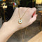 Simple Titanium Steel Pearl Necklace Female Niche Design Sense H