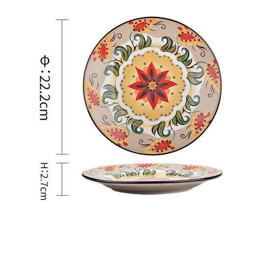 Vajilla Cerámica Bohemia con Diseño Artesanal - Image 8