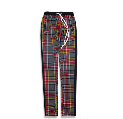 Pantalones Casuales de Cuadros con Cierre para Otoño e Invierno - Image 4