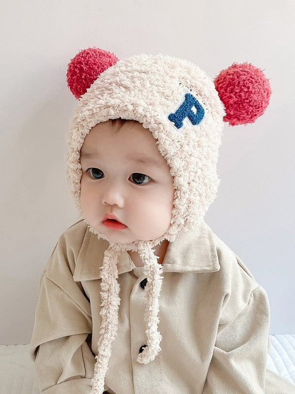 Gorro de Peluche Suave para Bebé