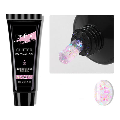 Extensiones de Uñas con Lentejuelas - Aplicación Rápida y Glamorosa - Image 11