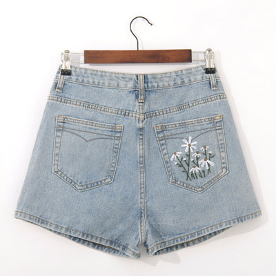 Shorts Denim Cintura Alta para Mujer - Image 2