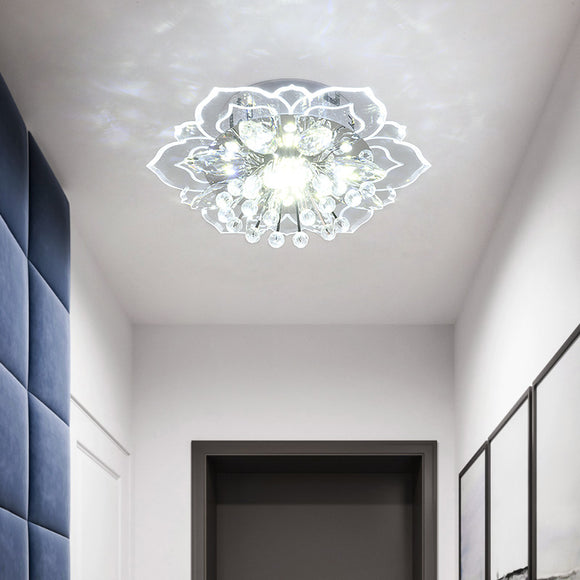Lámpara de Cristal Minimalista para Pasillos y Salas Modernas