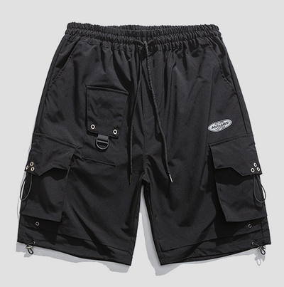 Shorts Casuales Hombre Estilo Coreano Cintura Alta Bolsillos Amplios - Image 4