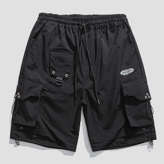 Shorts Casuales Hombre Estilo Coreano Cintura Alta Bolsillos Amplios - Image 4