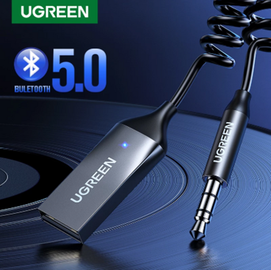 Receptor Bluetooth para Auto con Entrada Auxiliar y Audio de Alta Calidad