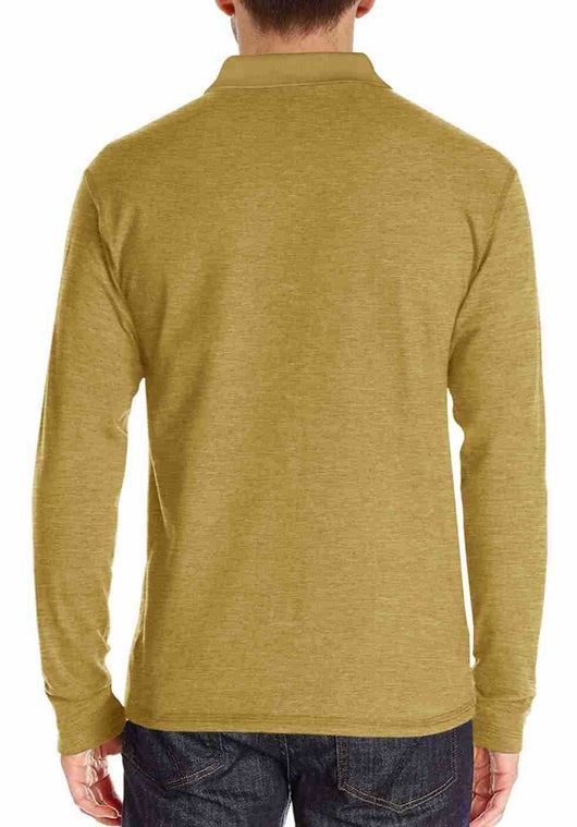 Camiseta Térmica de Cuello Solapa Manga Larga para Hombre - Image 27