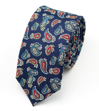 Corbata de Algodón con Estampado Moderno para Hombre - Image 22