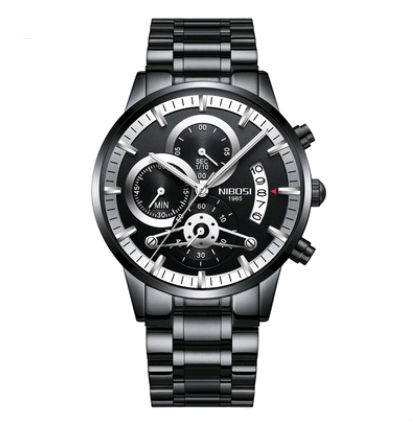 Reloj de Acero Inoxidable para Hombre - Sumergible con Cristal Luminoso - Image 3