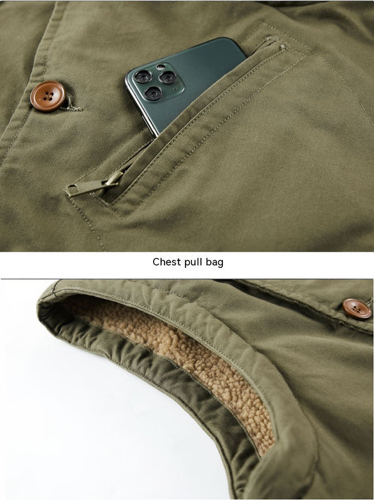 Chaleco de Terciopelo para Hombre - Abrigo Ejecutivo Invierno - Image 14