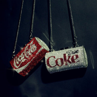 Bolsa Diagonal Estilo Retro para Cena - Diseño Cola Creativa