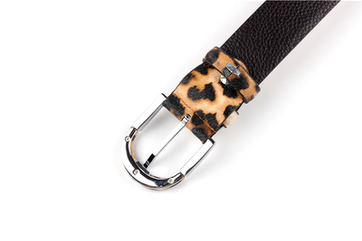 Cinturón de Cuero Estampado Leopardo para Mujer - Image 15