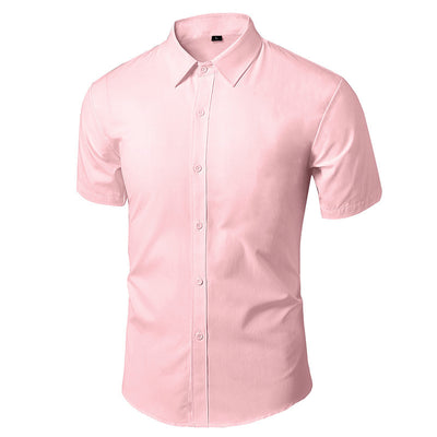 Camisa Casual Blanca para Hombre - Diseño Liso Versátil - Image 14