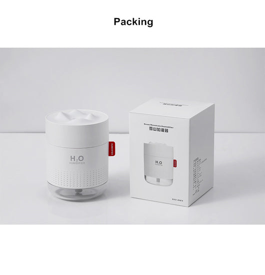 Humidificador Portátil Snow Mountain con Luz Nocturna LED - Difusor Ultrasónico 500ml - Image 13