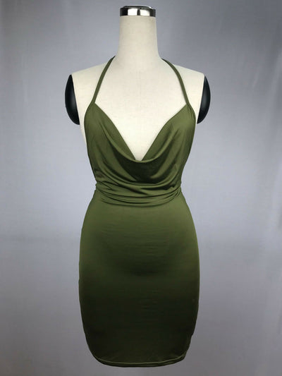 Vestido Backless con Tirantes Suspender para Mujer - Image 9