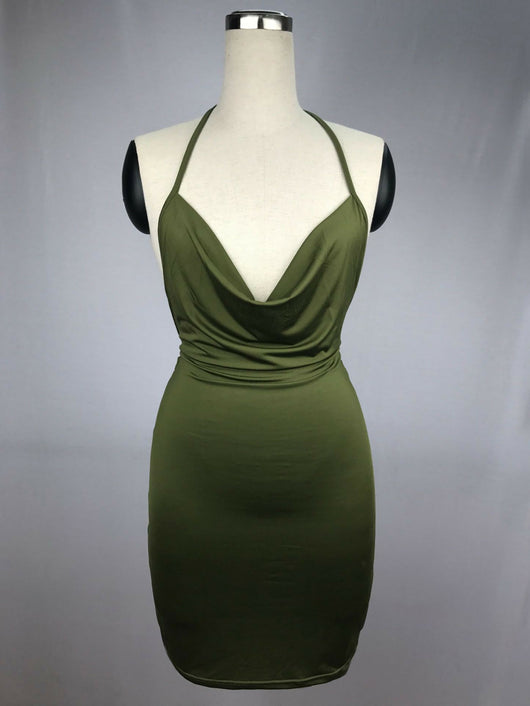 Vestido Backless con Tirantes Suspender para Mujer - Image 9