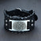 Pulsera de Cuero Ancha para Hombre