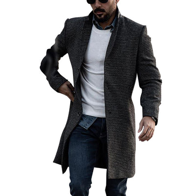 Abrigo Cortaviento Slim Fit para Hombre - Diseño Moderno de Largo Medio