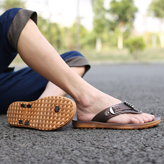 Sandalias Planas para Hombre - Chanclas de Playa Cómodas - Image 3