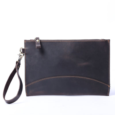 Cartera Minimalista de Cuero Crazy Horse para Hombre - Image 4