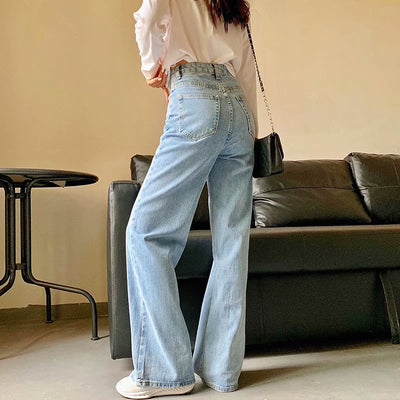 Pantalones Vaqueros Anchos Versátiles para Otoño e Invierno - Image 17