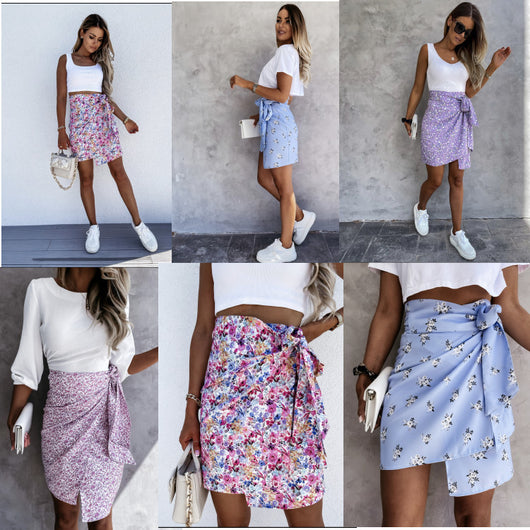 Minifalda Estampada con Cordones para Mujer - Diseño Moderno y Versátil - Image 6