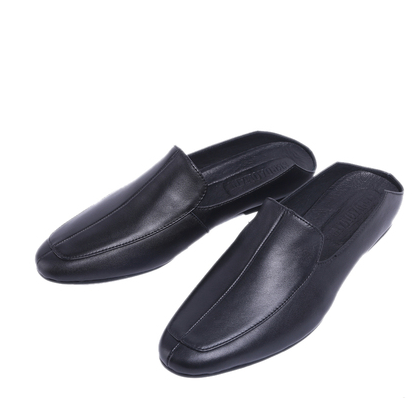 Pantuflas Casuales de Verano para Hombre - Cuero Suave y Suela Cómoda