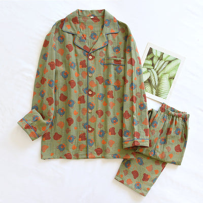 Pijama Suit Jacquard con Solapa - Corte Holgado y Elegante - Image 10