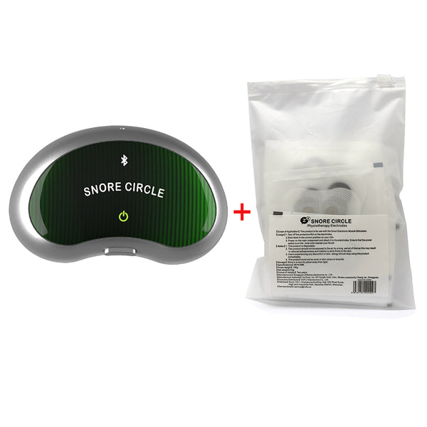 Dispositivo Anti Ronquidos con Estimulador Muscular Electrónico Pro + 20 Parches Conductores