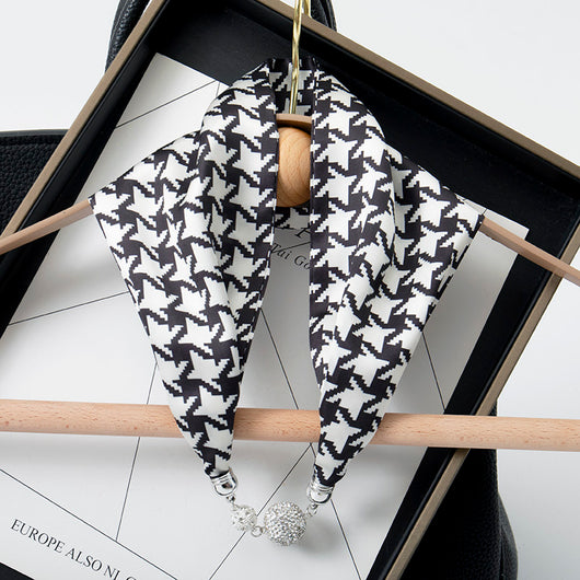 Pañuelo de Seda con Cierre Magnético - Protección y Elegancia para el Cuello - Image 24