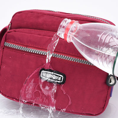 Bolsa Mensajero Cuadrada Pequeña de Nylon - Multicompartimentos Versátil - Image 30