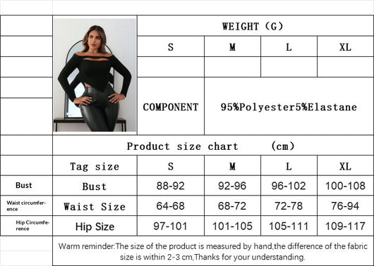 Blusa Crop Top Hombro Descubierto Ajustada para Otoño e Invierno - Image 8