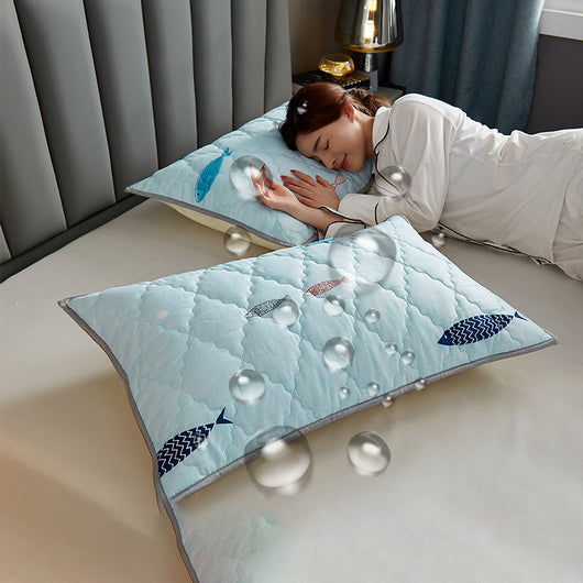 Protectores de Almohada Impermeables Resistentes al Aceite - Pack de 2