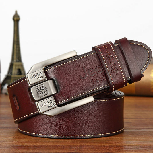 Cinturón de Cuero Auténtico para Hombre - Diseño Moderno y Resistente