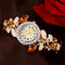 Reloj Pulsera Mujer Cristal Multicolor con Diamantes
